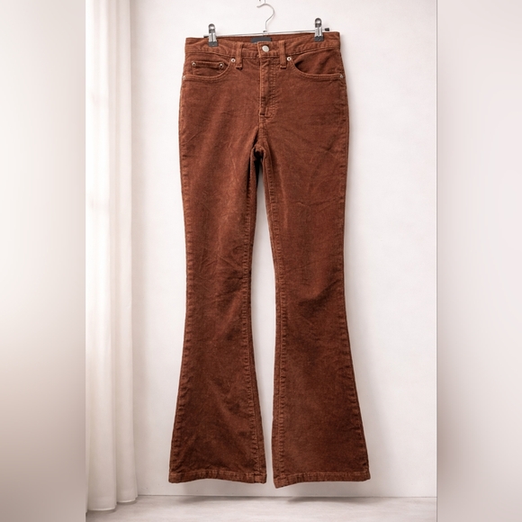 Lucky Brand Pants - NWOT Lucky Brand Size 2  Chocolate Corduroy Trousers Flare